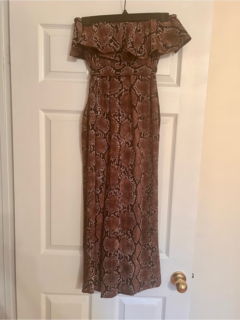 Babaton Snakeprint Flutter Jumpsuit / NWOT/ Sz Small